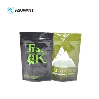 Ari uska marajuana thc konoplja za pakiranje vrećice s jasnim prozorom