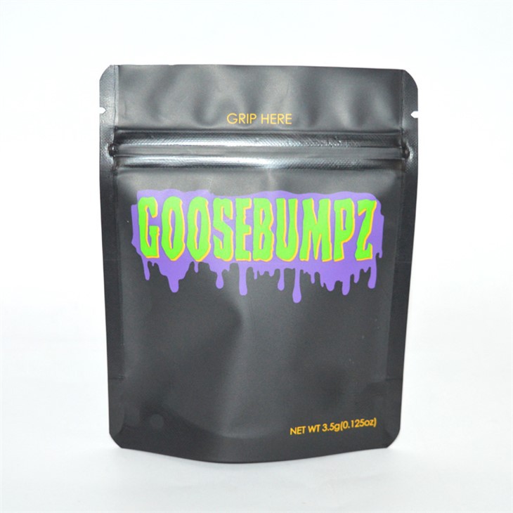 Eco Friendly Black Plastic Mylar Ziplock Sugar Packaging Bag Plastic Mylar Zip Lock Bag